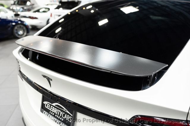 2022 Tesla Model X Matte PPF, Yoke, 22", Pearl White, autopilot, warranty - 22598604 - 39
