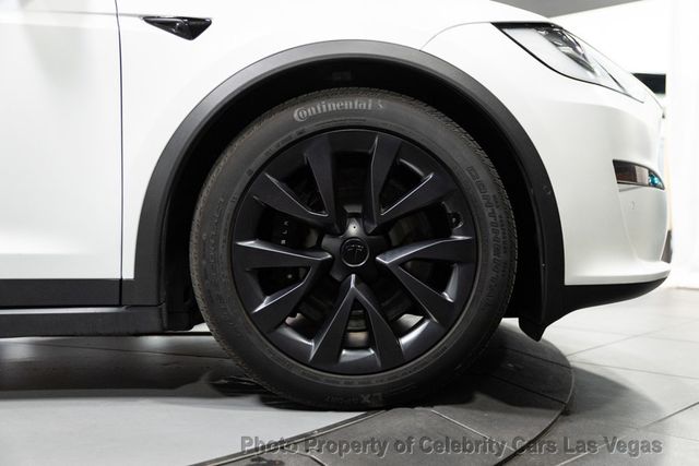 2022 Tesla Model X Matte PPF, Yoke, 22", Pearl White, autopilot, warranty - 22598604 - 44