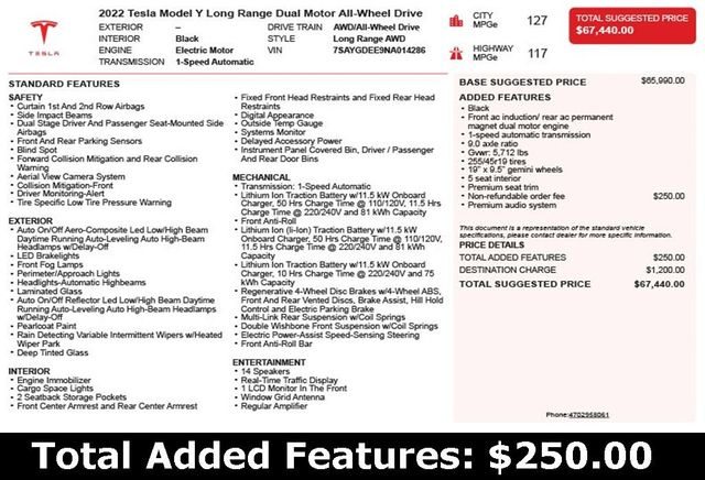 2022 Tesla Model Y Long Range AWD - 22935684 - 2