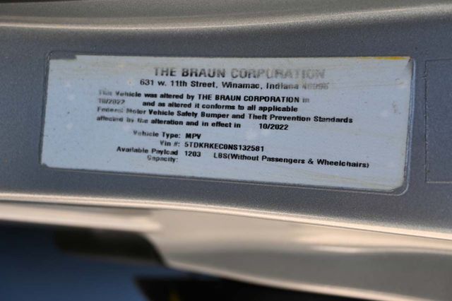 2022 Toyota Sienna LE FWD 8-Passenger - 22925026 - 29