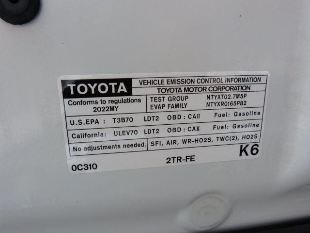 2022 Toyota Tacoma 2WD 2.7L 4CYL. GAS*EXTENDED CAB TRUCK*"ARE" TOPPER WITH LADDER RACK - 22904321 - 39