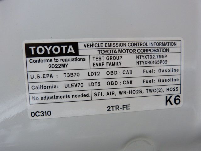 2022 Toyota Tacoma 2WD 2.7L 4CYL. GAS*EXTENDED CAB TRUCK*"ARE" TOPPER WITH LADDER RACK - 22904867 - 44