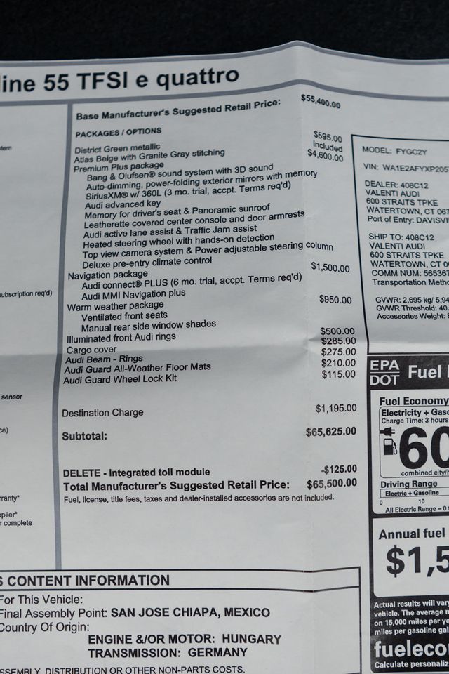 2023 Audi Q5 S line Premium Plus 55 TFSI e quattro - 22938605 - 56