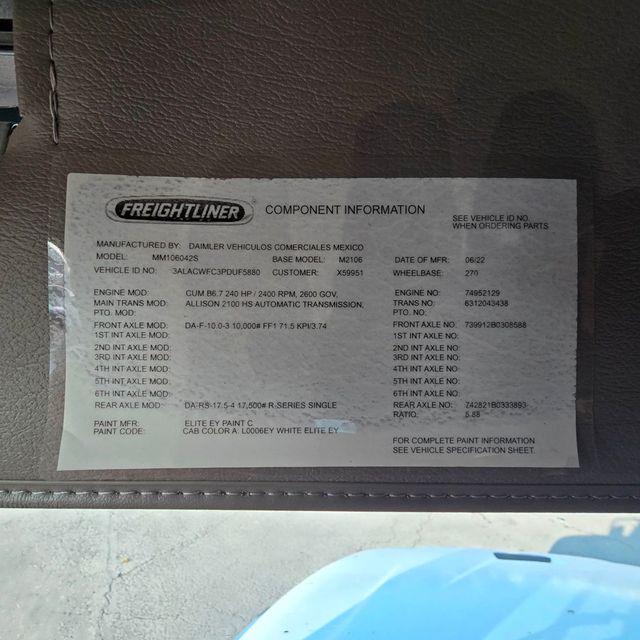 2023 Freightliner M2 106  - 22591323 - 33