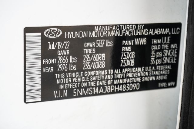 2023 Hyundai Santa Fe SE FWD - 22923922 - 43