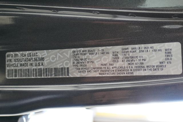 2023 Jeep Gladiator Willys 4x4 - 22875898 - 30