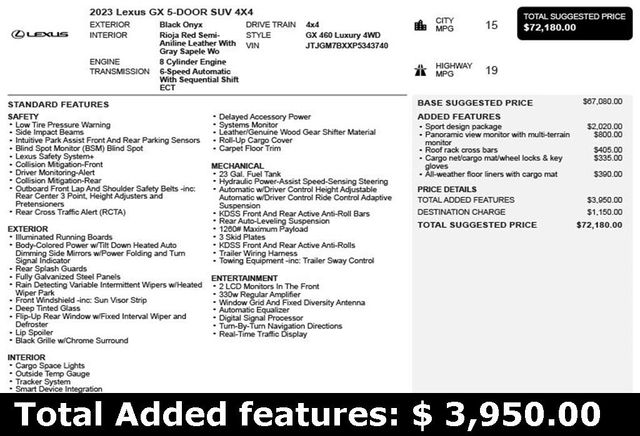 2023 Lexus GX GX 460 Luxury 4WD - 22923989 - 2