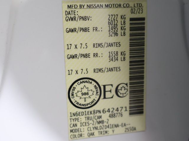 2023 Nissan Frontier Crew Cab 4x4 PRO-4X Automatic - 22921787 - 56