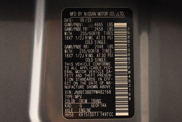 2023 Nissan Rogue AWD SV - 22936799 - 36