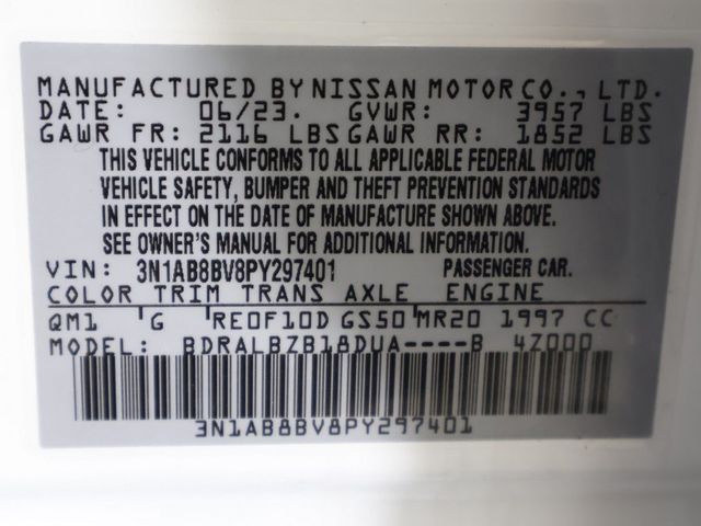 2023 Nissan Sentra S CVT - 22933959 - 44