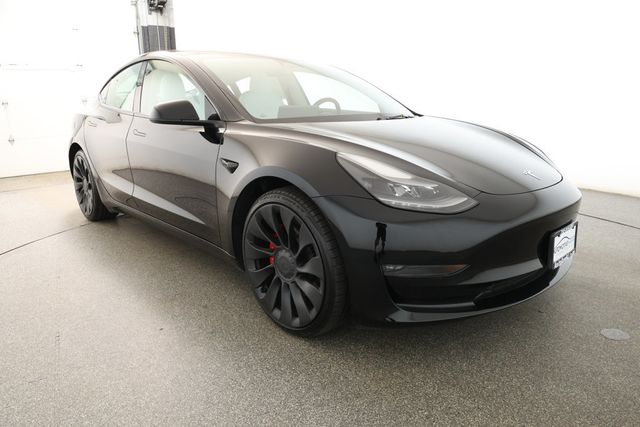 2023 Tesla Model 3 Performance AWD with White & Black Premium Interior - 22928277 - 2