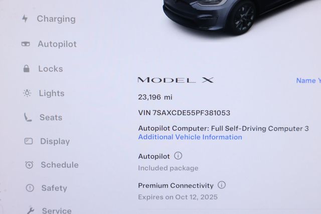 2023 Tesla Model X AWD with Yoke Steering Wheel - 22924064 - 12
