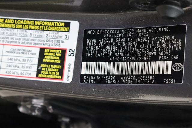 2023 Toyota Camry SE Automatic - 22935932 - 7