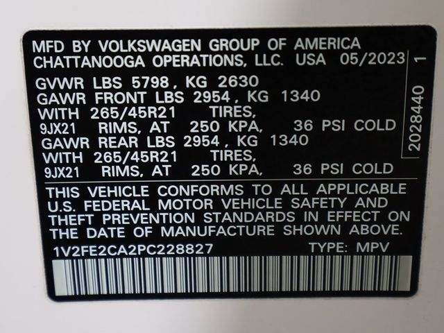 2023 Volkswagen Atlas Cross Sport 3.6L V6 SEL Premium R-Line 4MOTION - 22929166 - 62