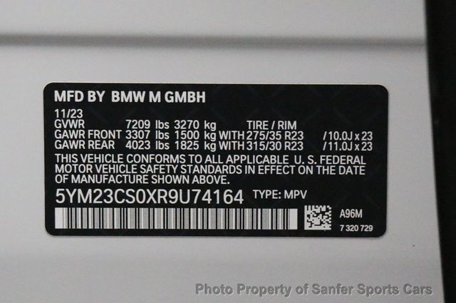2024 BMW XM Sports Activity Vehicle - 22937624 - 62