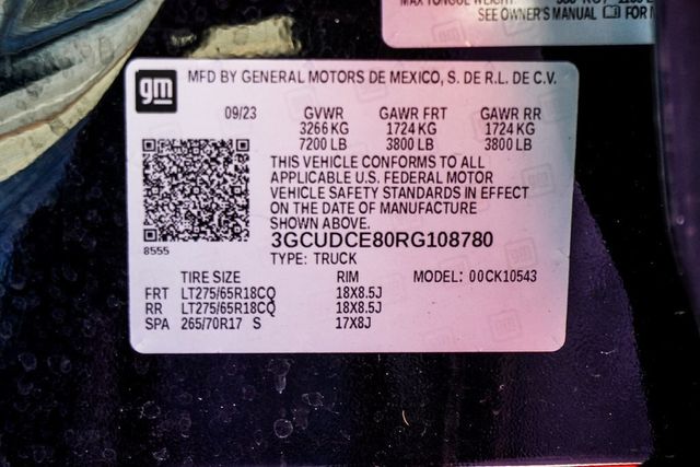 2024 Chevrolet Silverado 1500 4WD Crew Cab 147" Custom Trail Boss - 22905867 - 45