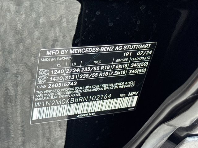 2024 Mercedes-Benz EQB EQB 300 4MATIC SUV - 22863571 - 35