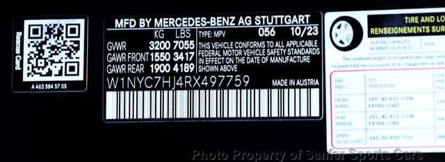 2024 Mercedes-Benz G-Class AMG G 63 4MATIC SUV - 22935252 - 48