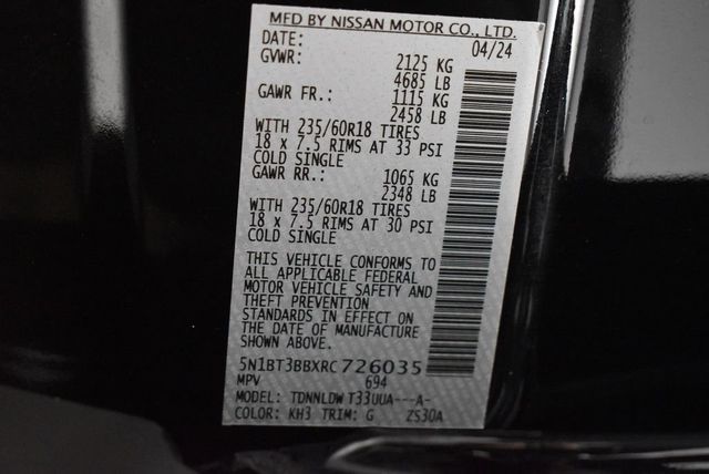 2024 Nissan Rogue AWD SV - 22938889 - 37