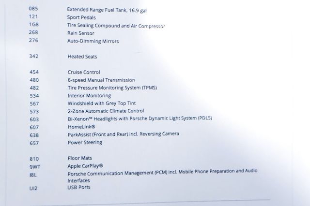 2024 Porsche 718 BOXSTER S Manual WHITE...427 Miles...Rare 6sp Manual - 22900848 - 9