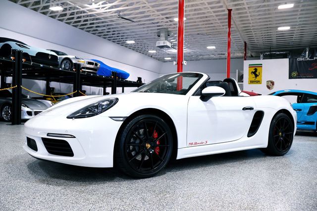 2024 Porsche 718 BOXSTER S Manual WHITE...427 Miles...Rare 6sp Manual - 22900848 - 1