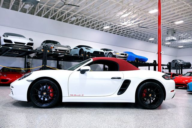 2024 Porsche 718 BOXSTER S Manual WHITE...427 Miles...Rare 6sp Manual - 22900848 - 3