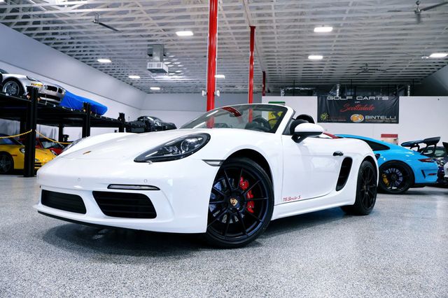 2024 Porsche 718 BOXSTER S Manual WHITE...427 Miles...Rare 6sp Manual - 22900848 - 4