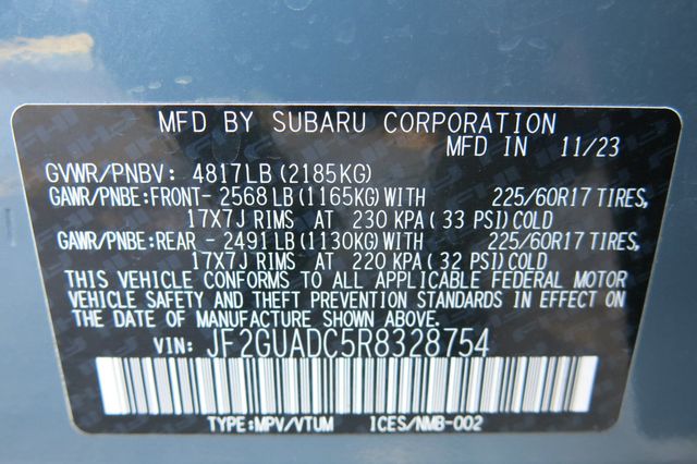 2024 Subaru Crosstrek Premium AWD - 22927419 - 35