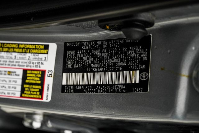 2024 Toyota Camry XSE Automatic - 22929475 - 37