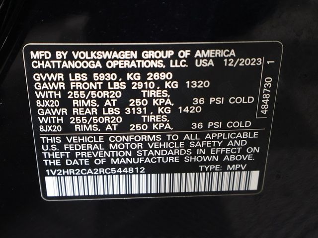 2024 Volkswagen Atlas 2.0T SE w/Technology 4MOTION - 22928201 - 54