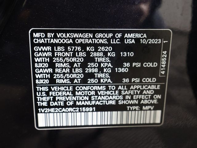 2024 Volkswagen Atlas Cross Sport 2.0T SE w/Technology 4MOTION - 22932831 - 49