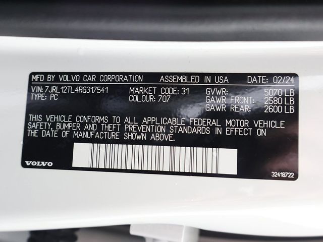2024 Volvo S60 B5 AWD Plus Dark Theme - 22934452 - 52