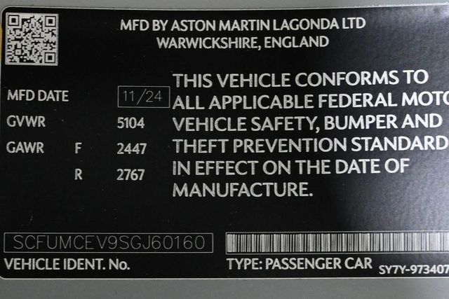 2025 Aston Martin Vanquish Coupe - 22829268 - 38