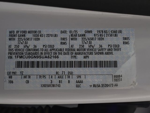 2025 Ford Escape Active FWD - 22922187 - 48