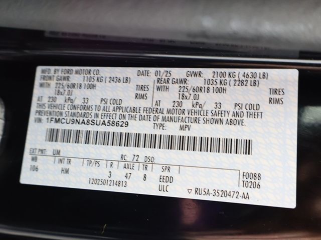 2025 Ford Escape ST-Line Select AWD - 22839384 - 51