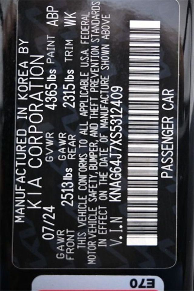 2025 Kia K5 GT-Line Automatic FWD - 22921111 - 3