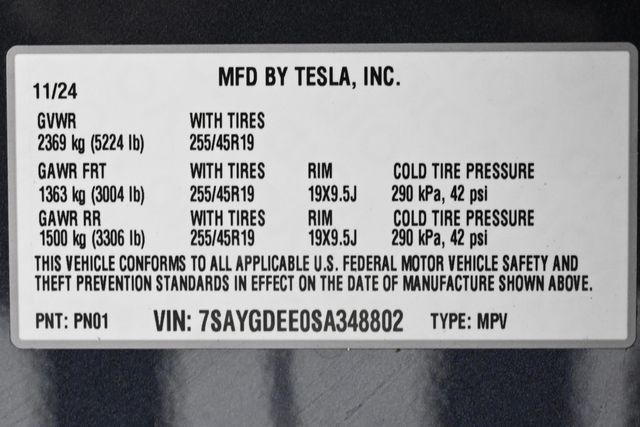 2025 Tesla Model Y Long Range - 22933978 - 22