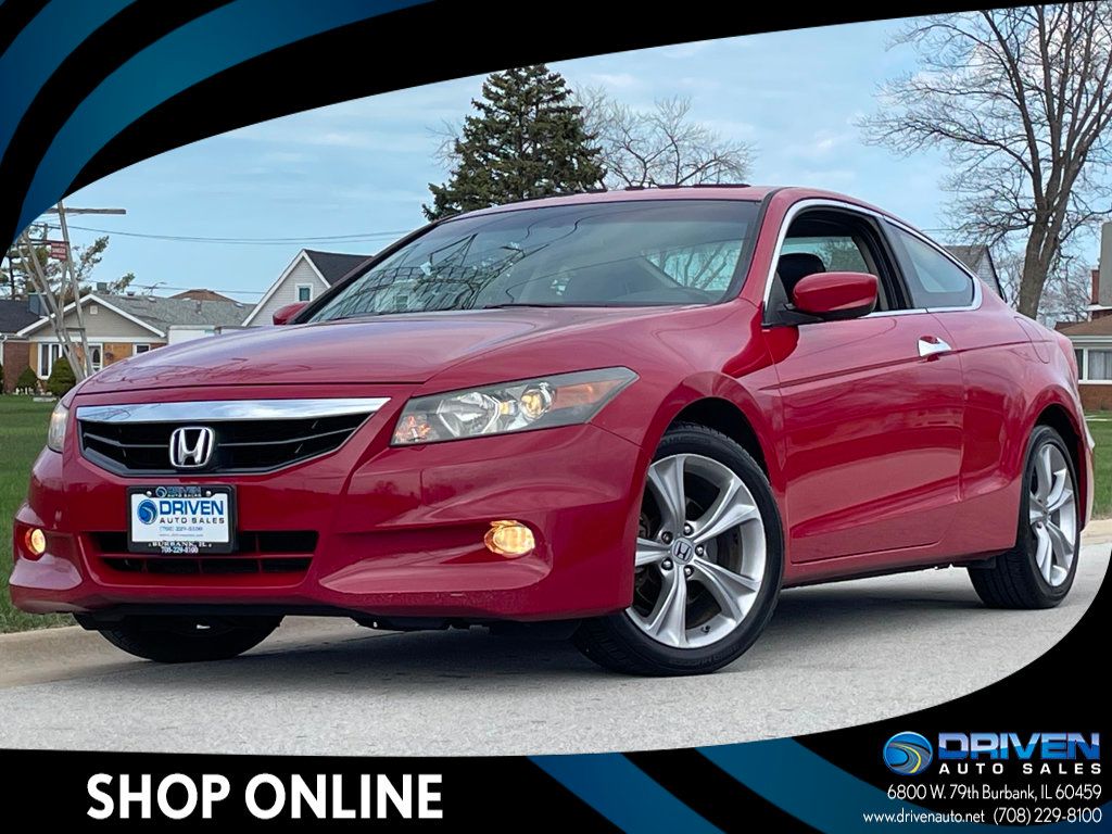 San Marino Red 2012 Honda Accord Coupe EX-L V6 Coupe Front-Wheel Drive 5-Speed Automatic