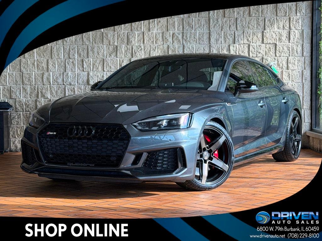 Daytona Gray Pearl Effect 2019 Audi RS 5 Sportback Sedan All-Wheel Drive 8-Speed Automatic