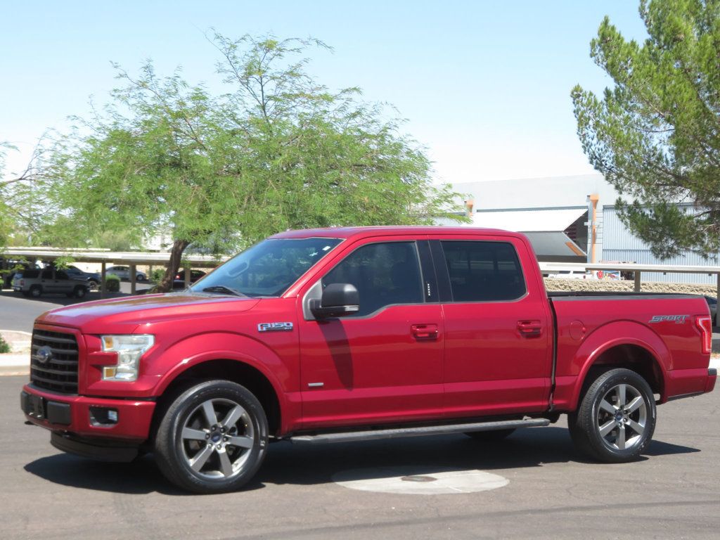 Ruby Red Metallic Tinted Clearcoat 2016 Ford F-150 Pickup Truck Four-Wheel Drive 6-Speed Automatic