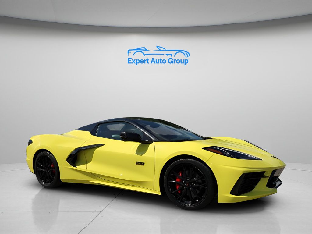 Accelerate Yellow Metallic 2023 Chevrolet Corvette Stingray 2LT Convertible RWD Convertible Rear-Wheel Drive 8-Speed Automatic