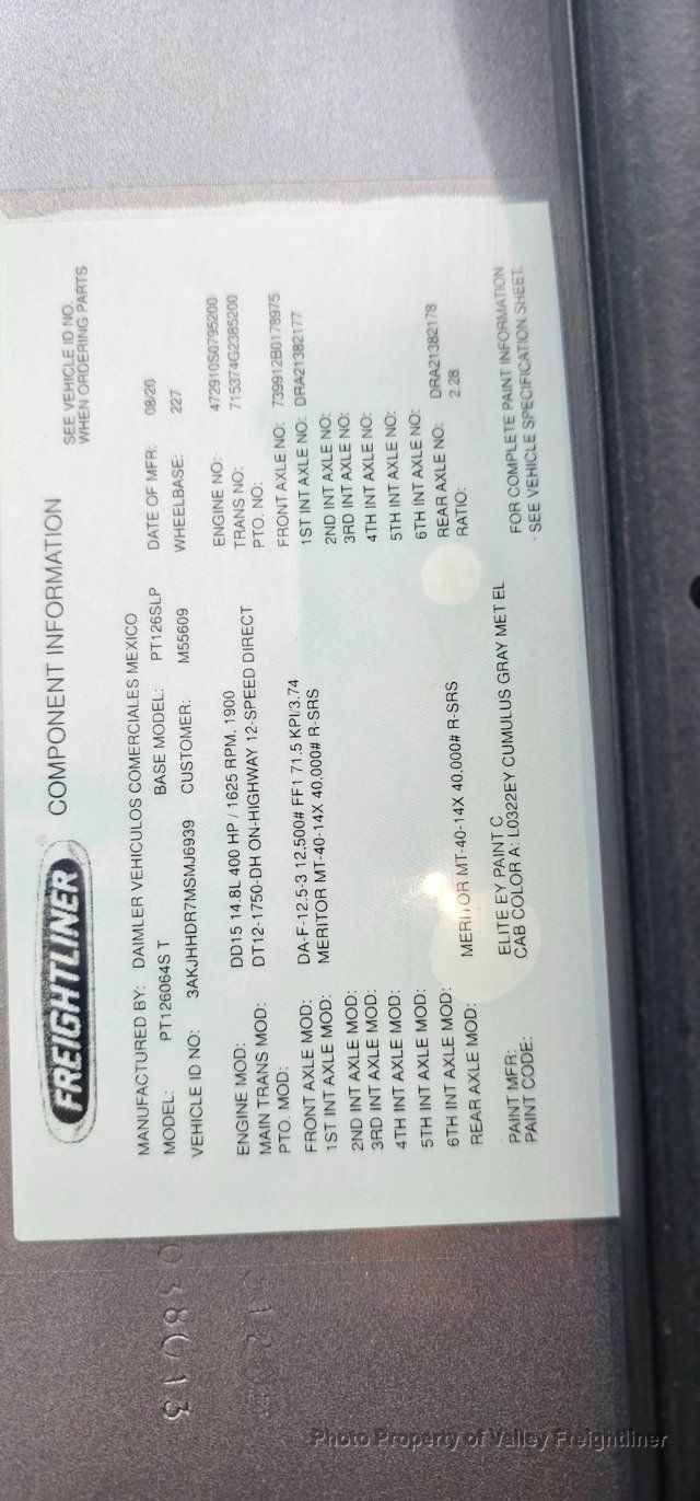 2021 Freightliner Cascadia 126-22