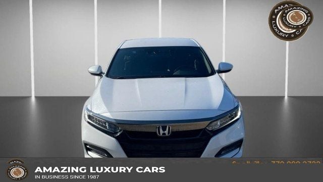 Platinum White Pearl 2019 Honda Accord Sedan Front-Wheel Drive Automatic