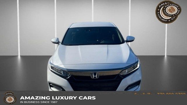 Platinum White Pearl 2019 Honda Accord Sedan Front-Wheel Drive Automatic