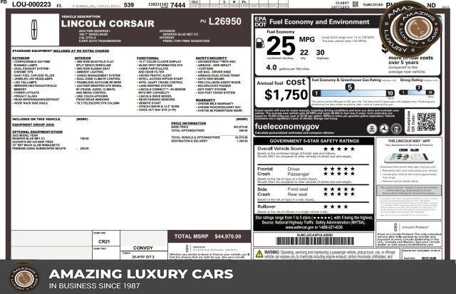 2023 Lincoln Corsair Reserve
