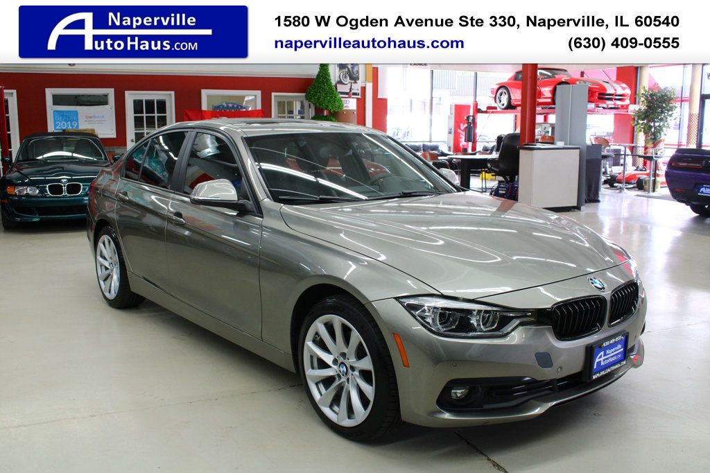 Gray (Platinum Silver Metallic) 2018 BMW 3 Series 320i xDrive Sedan AWD Sedan All-Wheel Drive 8-Speed Automatic