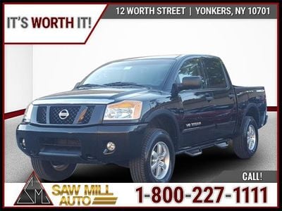 2012 Used Nissan Titan PRO 4X Crew Cab 4WD at Saw Mill Auto Serving Yonkers Bronx New Rochelle NY IID 18237845