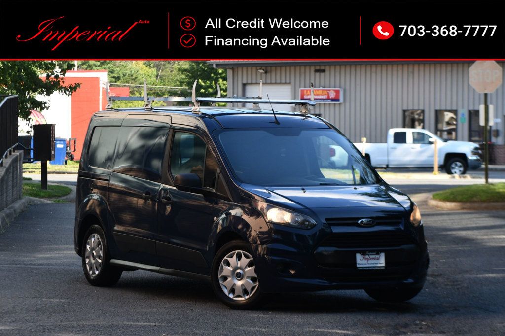 Dark Blue 2015 Ford Transit Connect Van Front-Wheel Drive Automatic