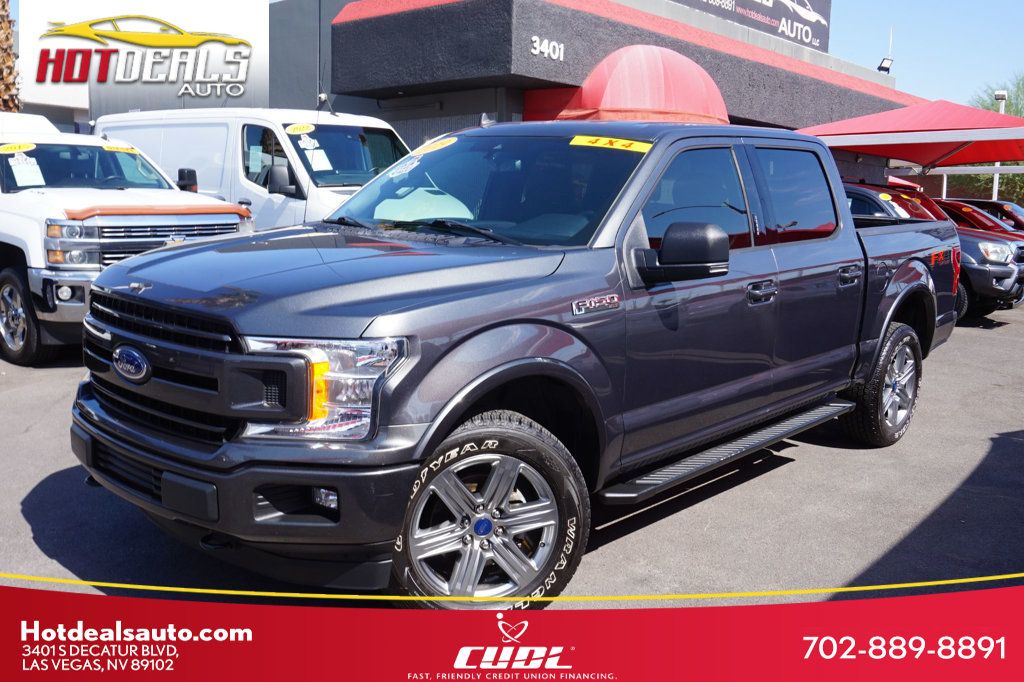 Gray (Magnetic Metallic) 2019 Ford F-150 Pickup Truck Four-Wheel Drive Automatic