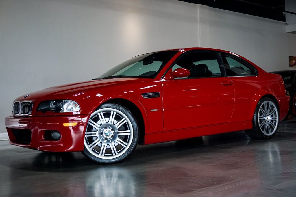 Imola Red 2006 BMW M3 Coupe Rear-Wheel Drive 6-Speed Manual